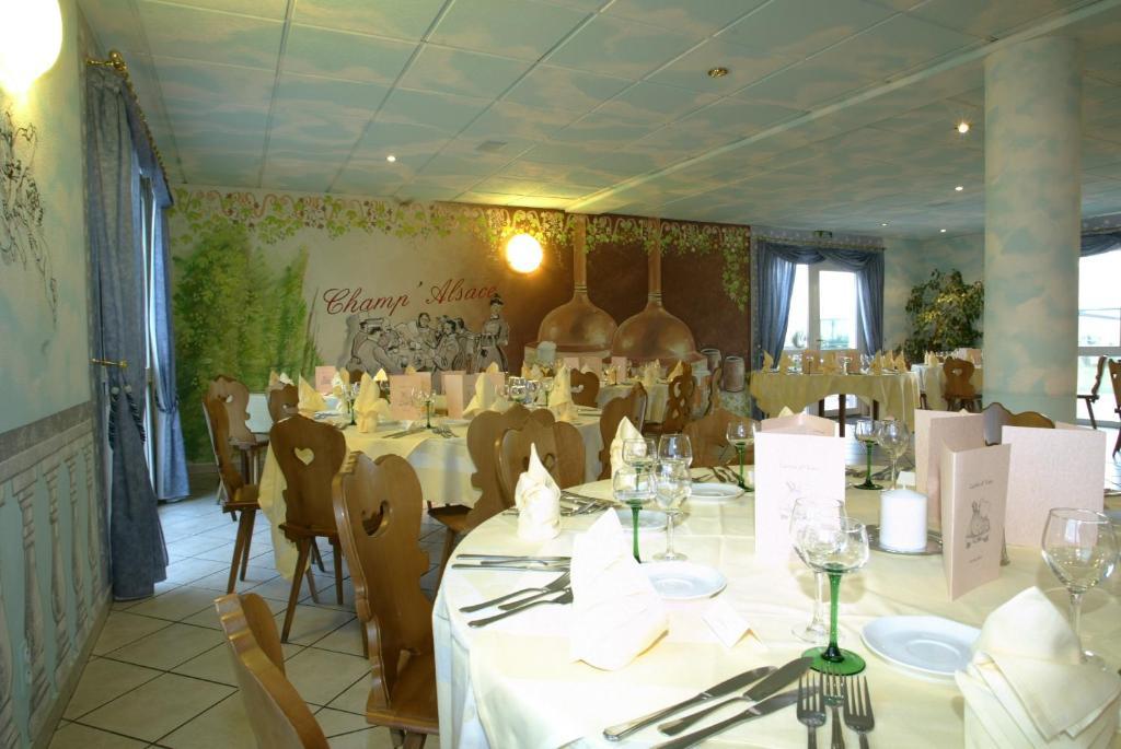 Hotel Restaurant Champ Alsace アグノー エクステリア 写真