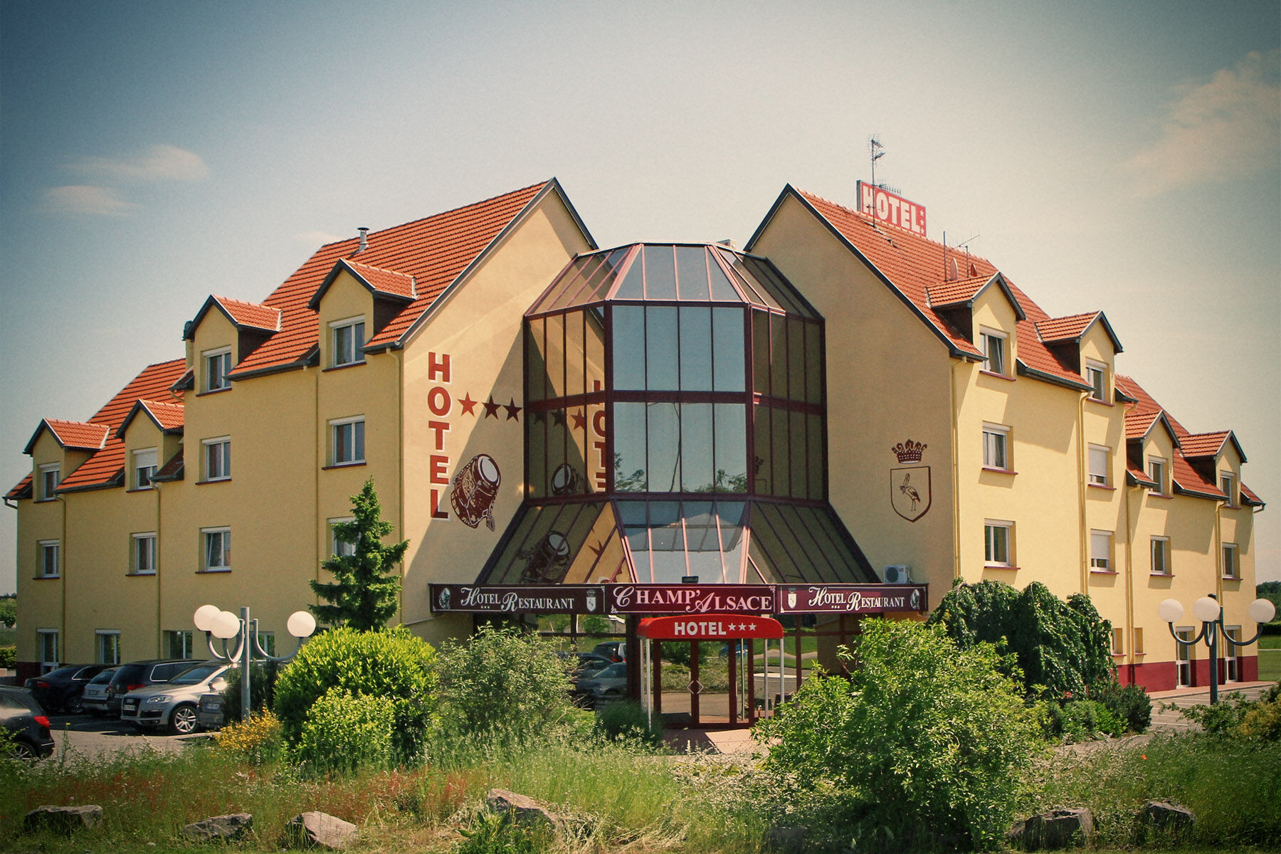 Hotel Restaurant Champ Alsace アグノー エクステリア 写真